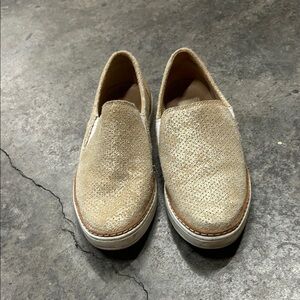 UGG Women's Cream Slip-On Loafers